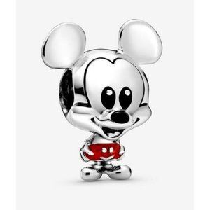 New Pandora Disney Mickey Red Trousers Charm